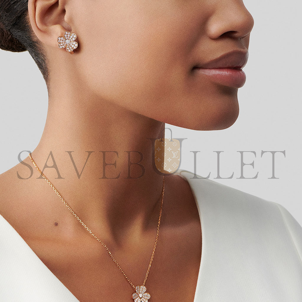 V*N CL*F arpels frivole earrings, small model vcarp0j900